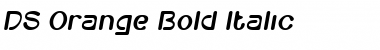 DS-Orange Bold Italic