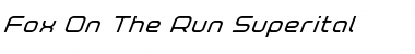 Fox on the Run Super-Italic Italic Font