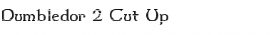 Dumbledor 2 Cut Up Font