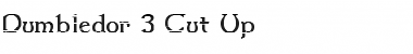 Dumbledor 3 Cut Up Font