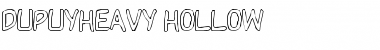 DupuyHeavy Hollow Regular Font