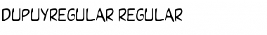 DupuyREGular Regular Font