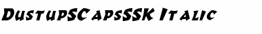 DustupSCapsSSK Italic