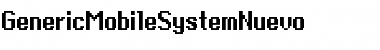 Generic Mobile System Nuevo Font