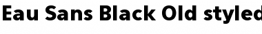 Eau Sans Black Old-styled Figures Font