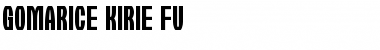 Kirie-Fu Font