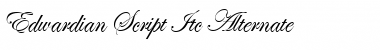 Edwardian Script Itc Alternate Font