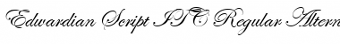 Edwardian Script ITC Font