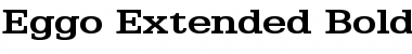 Eggo Extended Bold Font