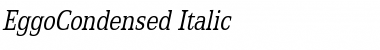 EggoCondensed Italic