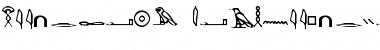 Hieroglyphics Font
