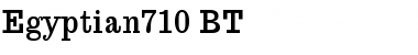 Egyptian710 BT Regular Font