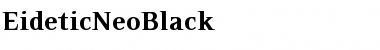 EideticNeoBlack Regular Font