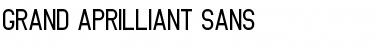 Grand Aprilliant Sans Font