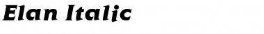 Elan Italic