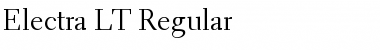Electra LT Regular Font