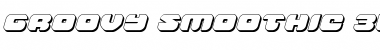 Groovy Smoothie 3D Italic Italic Font