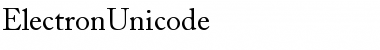 Electron Unicode Regular Font