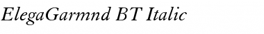 ElegaGarmnd BT Italic Font