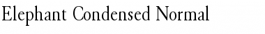 Elephant Condensed Font