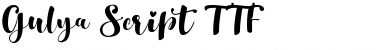 Gulya Script Regular Font