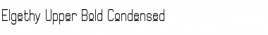Elgethy Upper Bold Condensed Font