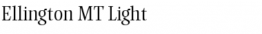 Ellington MT Light Font