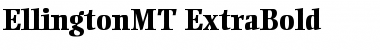 EllingtonMT-ExtraBold Font