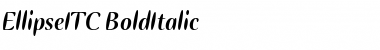EllipseITC BoldItalic Font