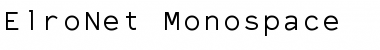 ElroNet Monospace Font
