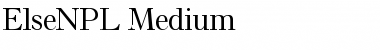 ElseNPL-Medium Font