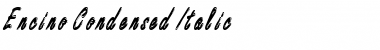 Encino Condensed Font