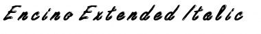 Encino Extended Italic