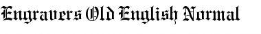 Engravers Old English Normal Font