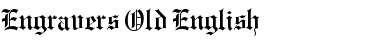 Engravers Old English Normal Font