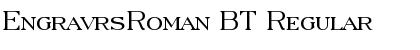 EngravrsRoman BT Font