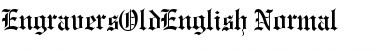 EngraversOldEnglish Font