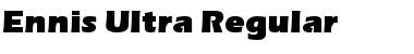 Ennis-Ultra Regular Font