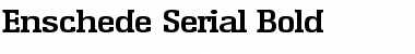 Enschede-Serial Bold Font