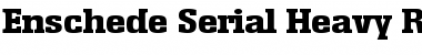 Enschede-Serial-Heavy Font