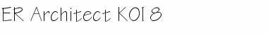 ER Architect KOI-8 Font