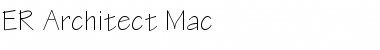 ER Architect Mac Font