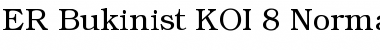 ER Bukinist KOI-8 Normal Font