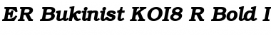 ER Bukinist KOI8-R Bold Italic
