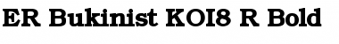 ER Bukinist KOI8-R Font