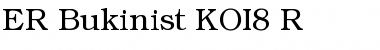 ER Bukinist KOI8-R Regular Font