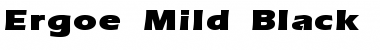 Ergoe-Mild Black Expanded Regular Font