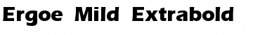 Ergoe-Mild Extrabold Regular Font