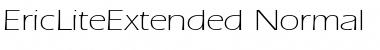 EricLiteExtended Font