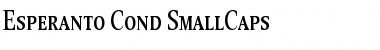 Esperanto Cond SmallCaps Font